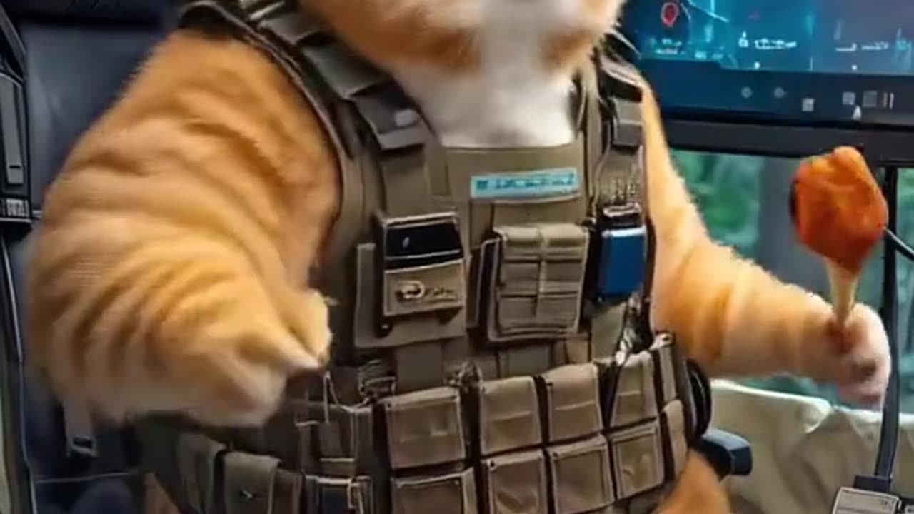 Ai trending cat video