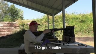 Kropatschek 1886 carbine at 50 yards
