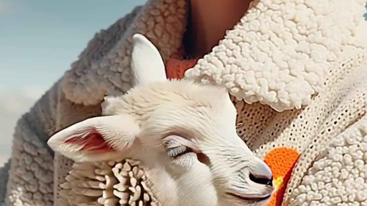 The video is made with AI, it may be artificial