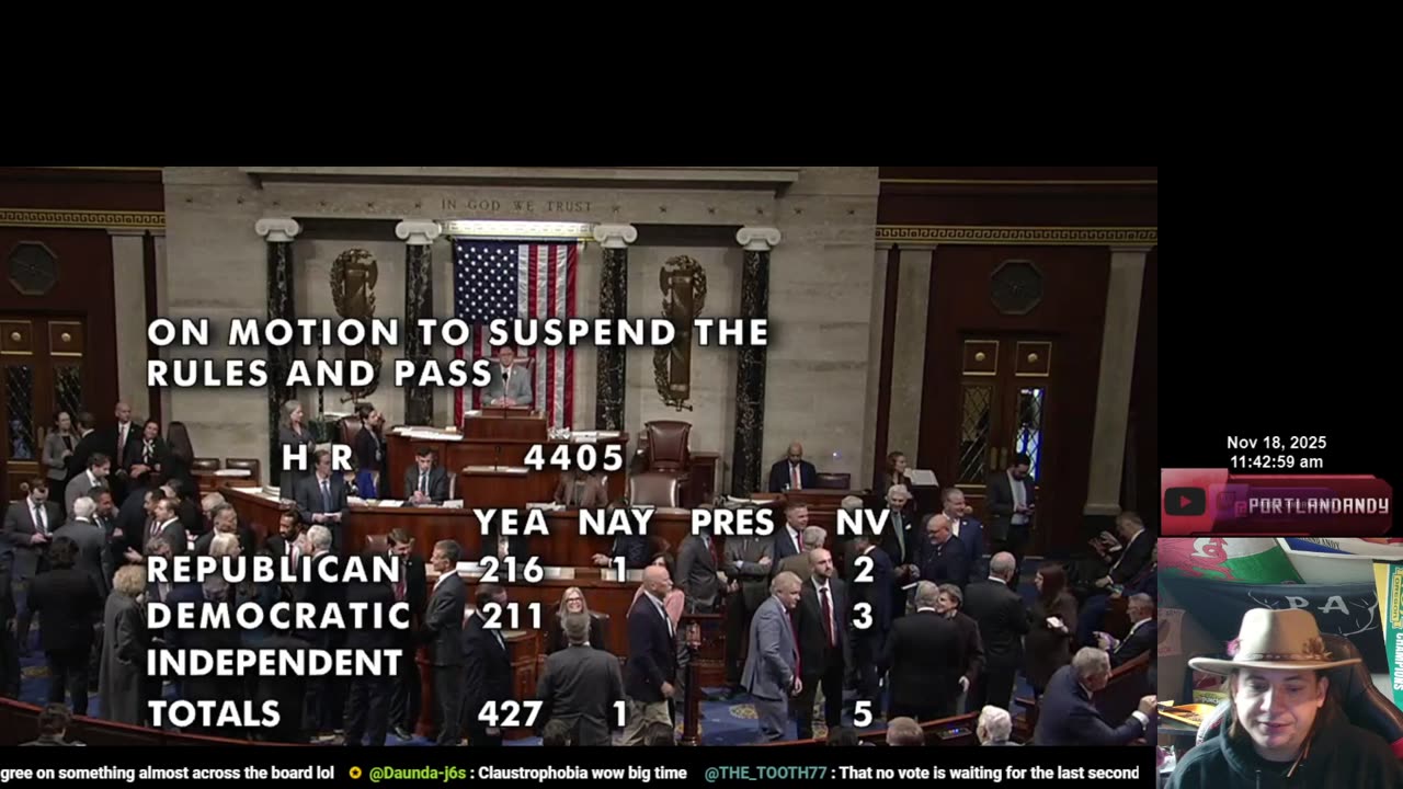 📢 Dearborn Michigan / House votes on Epstein Files