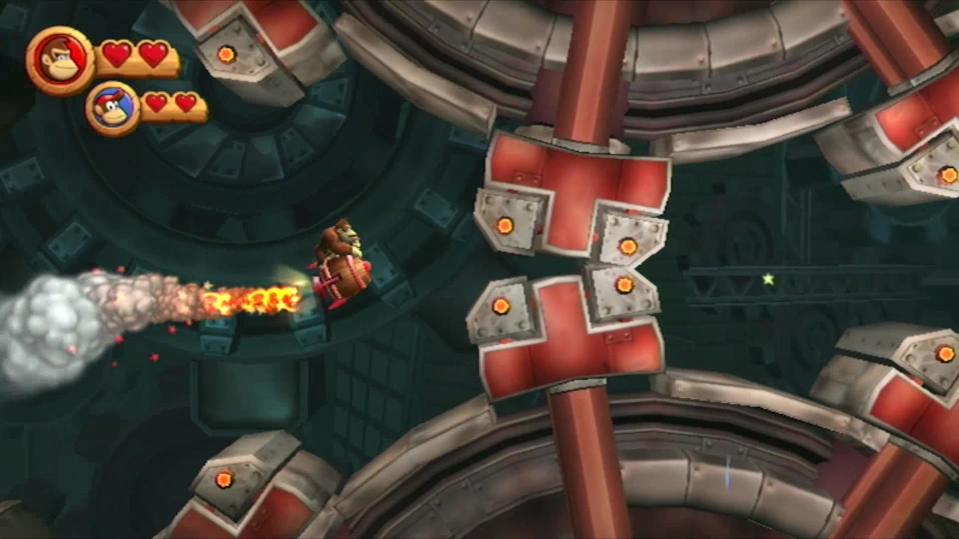 Donkey Kong Country Returns Two-Player Playthrough - World 7