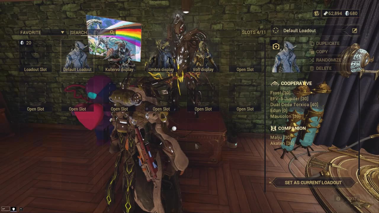 Backroom warframe displays still irreversible | Warframe