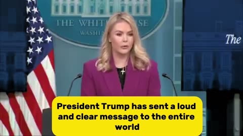 Karoline Leavitt press conference 🔥 white house