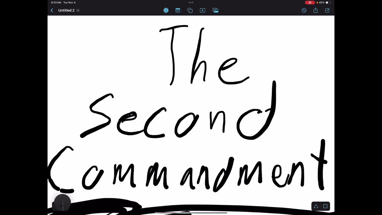 The second commandment
