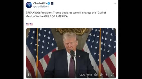 Trump To Officially Change The Name Of The Gulf Of Mexico!