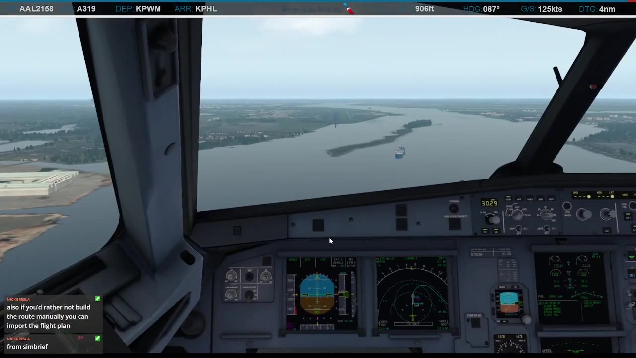 Landing in Philadelphia (KPHL)