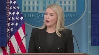 Karoline Leavitt closes out White House press briefing with a MIC DROP