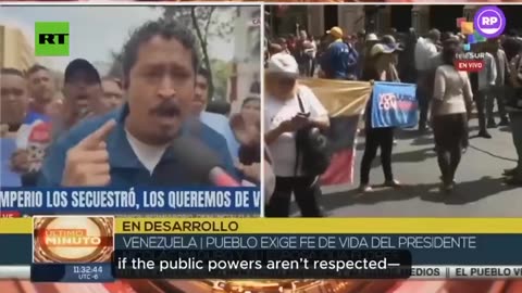 Proteste contro il rapimento di Maduro