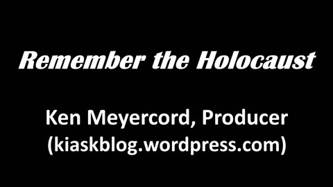 Remember the Holocaust - Episode 1: "A Call for Open Debate on the Holocaust"