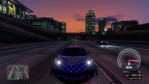 GTA 5, drag race bluff it, d10 vs 10f