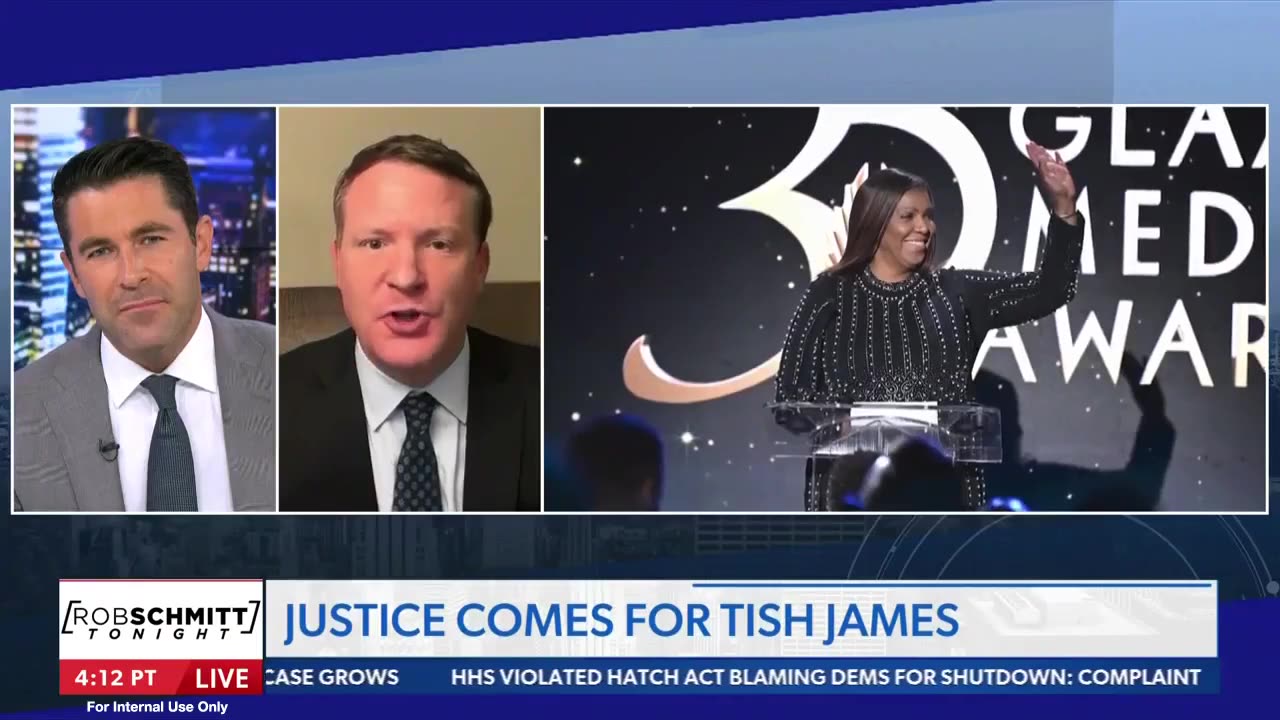 Mike Davis To Rob Schmitt: DOJ Will Make Tish James' Primary Residence A Federal Prison In Virginia.