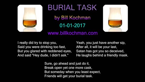 BURIAL TASK -- an original song by Bill Kochman.