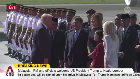 US President Donald Trump has arrived in Kuala Lumpur as it hosts the ASEAN summit.