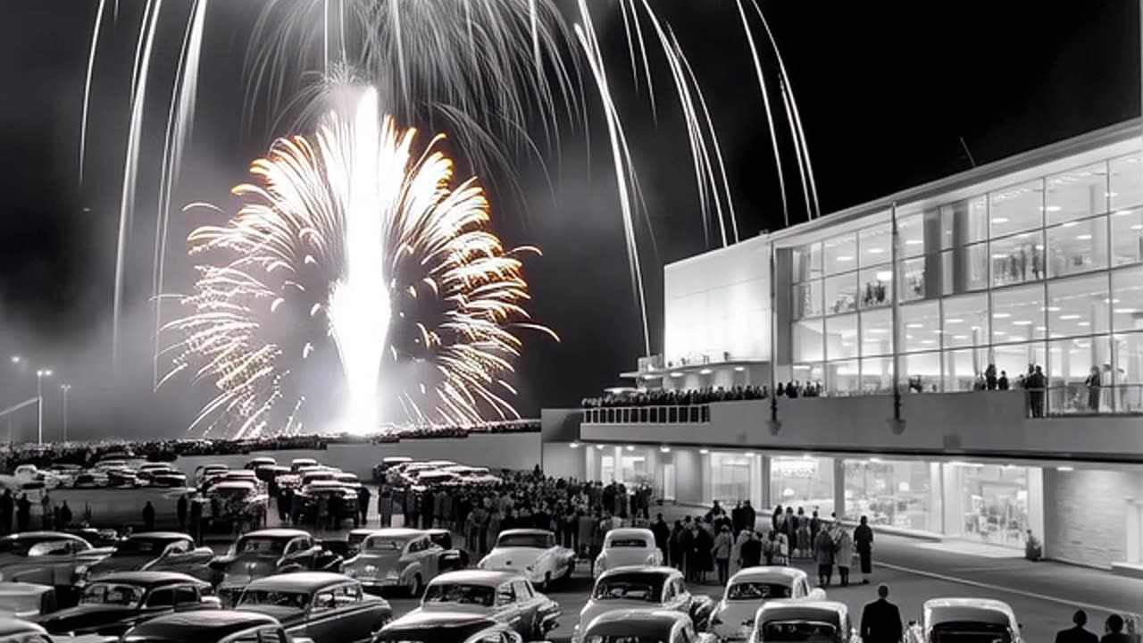 Old School Fireworks Show Recreated