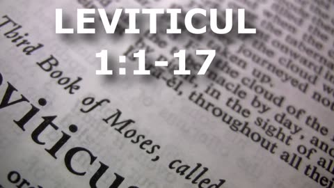 Leviticul 1:1-17 | Itinerar Biblic | Episodul 169