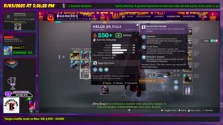 Destiny 2: 11/3/25 - Nice weekend HIGHsting but now back to Destiny. Safety Meeting! | D2-18,734 hrs