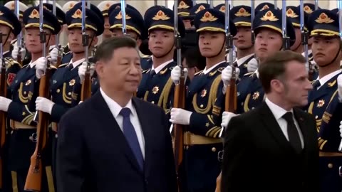 Xi welcomes Macron as China, France seek closer ties
