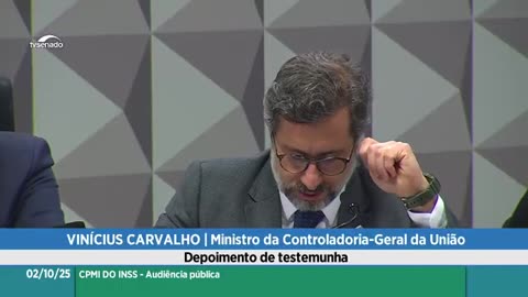 CPMI do INSS ouve Ministro da Controladoria-Geral da União (Parte 2) - 02-10-2025