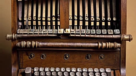 Do you know what the world's first keyboard looked like?