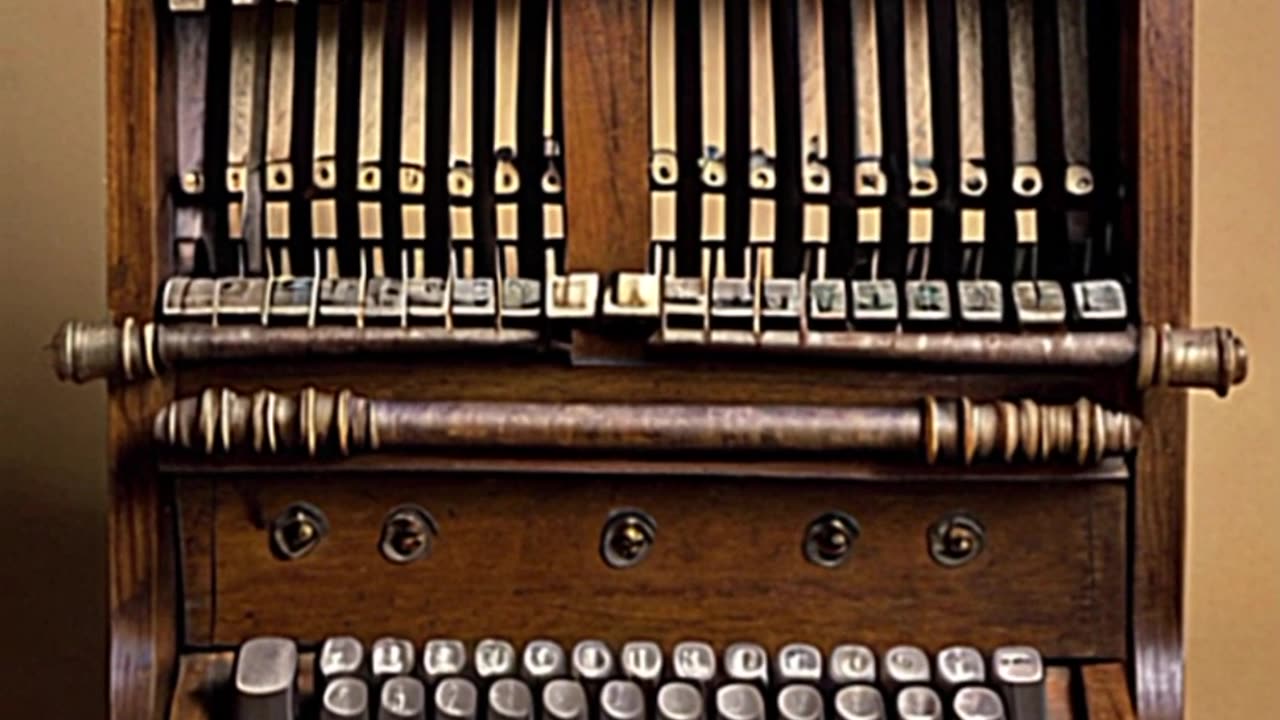 Do you know what the world's first keyboard looked like?