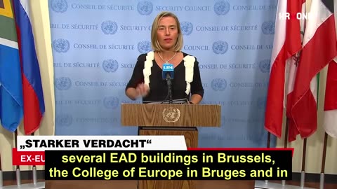 Former EU foreign policy chief Mogherini arrested