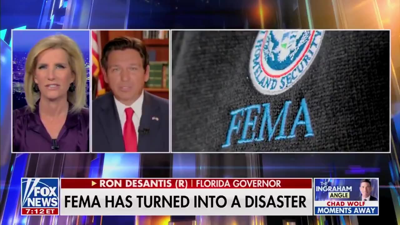 Florida Governor Ron DeSantis comes out in support of Trump's plan to dismantle FEMA