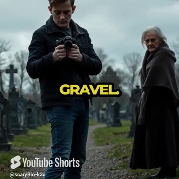 Captured the Creepy Truth in the Cemetery: I Regret It!#shorts