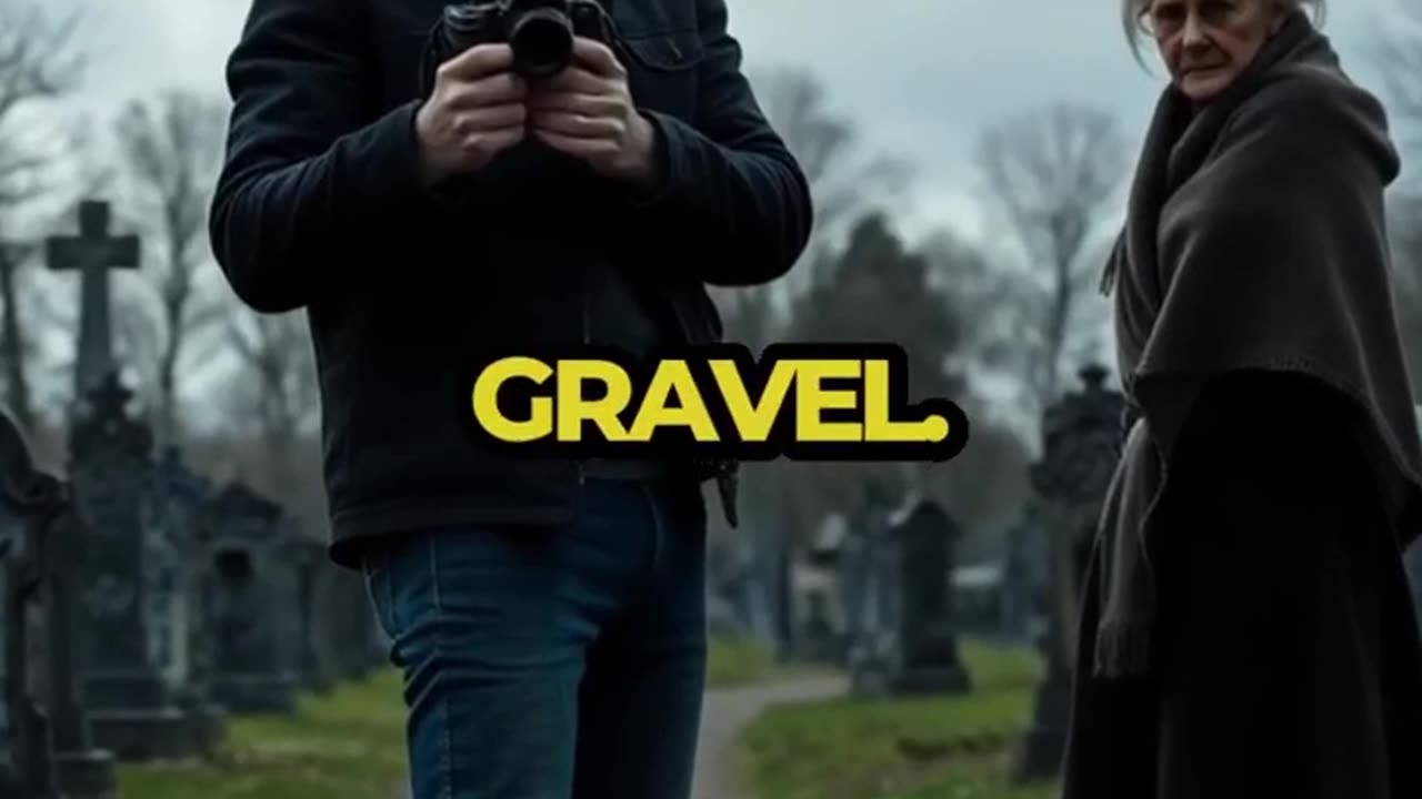 Captured the Creepy Truth in the Cemetery: I Regret It!#shorts