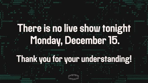 No Live Show Tonight