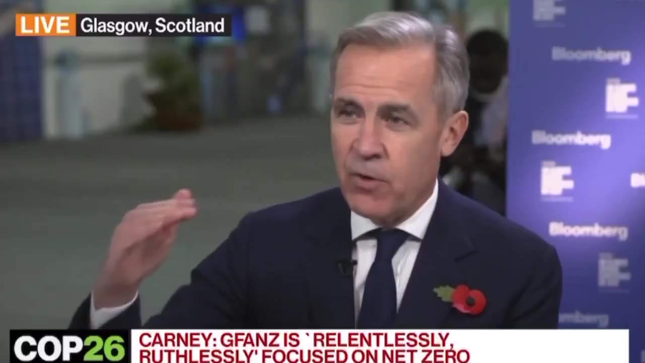 New Canadian PM Mark Carney on getting to NET ZERO CARBON EMISSIONS to "STABILIZE" the climate.