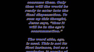Matthew 13:40 - Daily Bible Verse Commentary