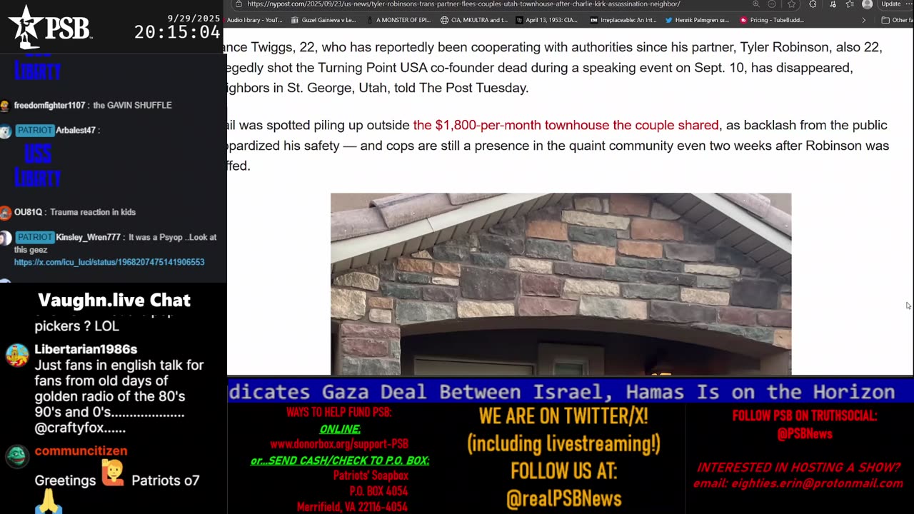 Patriots' Soapbox NEWS - LIVE 24/7!