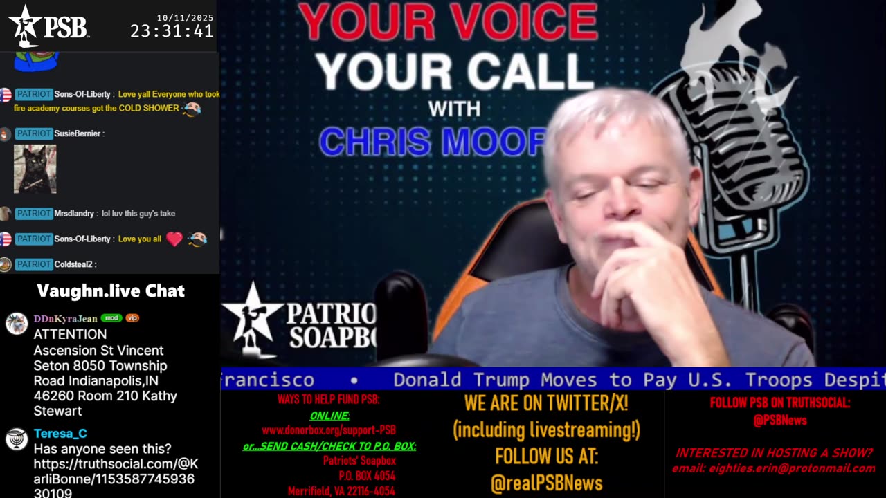 Patriots' Soapbox NEWS - LIVE 24/7!