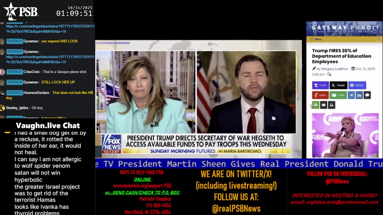 Patriots' Soapbox NEWS - LIVE 24/7!