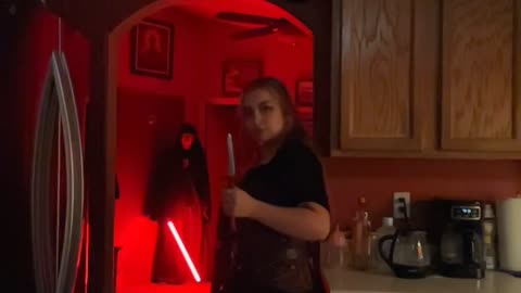 Halloween Costume Show Off Interrupted by Cool Brother