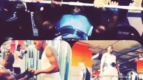 180kg chest press, heavy biceps curls and massive deadlifts unyielding dedication unleashing power