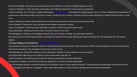 Optimizing Logistics: Integrating Freight, Trucking & Warehousing — Prospect Logistics