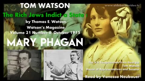 "The Rich Jews Indict a State!" by Tom Watson [FULL AUDIOBOOK]