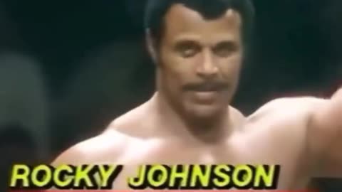 11-year-old Dwayne "The Rock" Johnson watching his dad wrestle in 1984