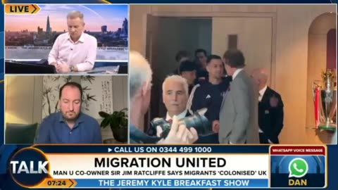 Caller into the Jermey Kyle Breakfast Show