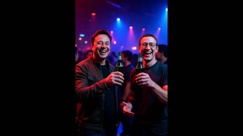 See what happens when the two richest men in the world decide to party at a rave together...