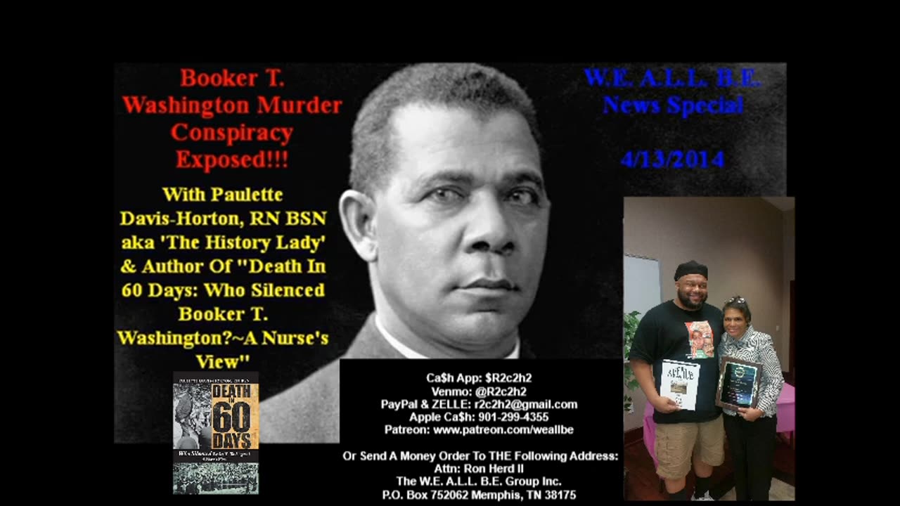 What Really Happened To Booker T. Washington? Why Was He Silenced? A Nurse May Have The Answers.