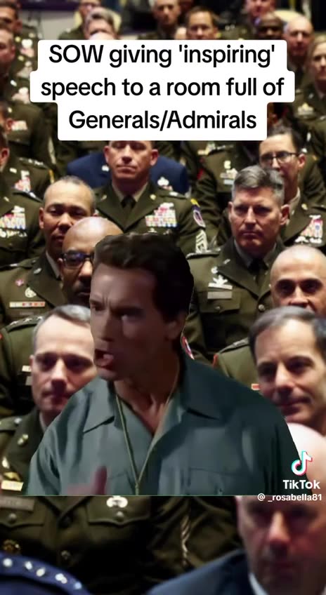 🤣🤣🤣Secretary of War Pete Hegseth Addressing the Military Generals at Quantico