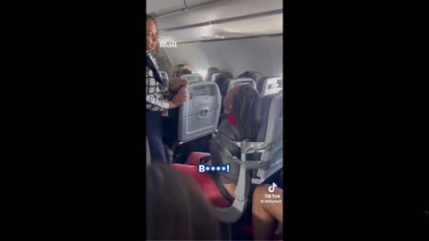 WTF - these nut cases are out there. This one scared everyone on the plane