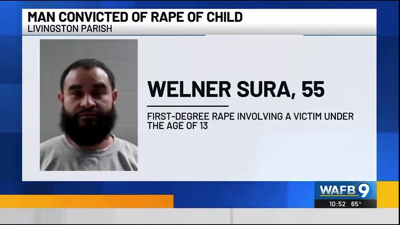 An Illegal Alien from El Salvador has been convicted of first-degree rape