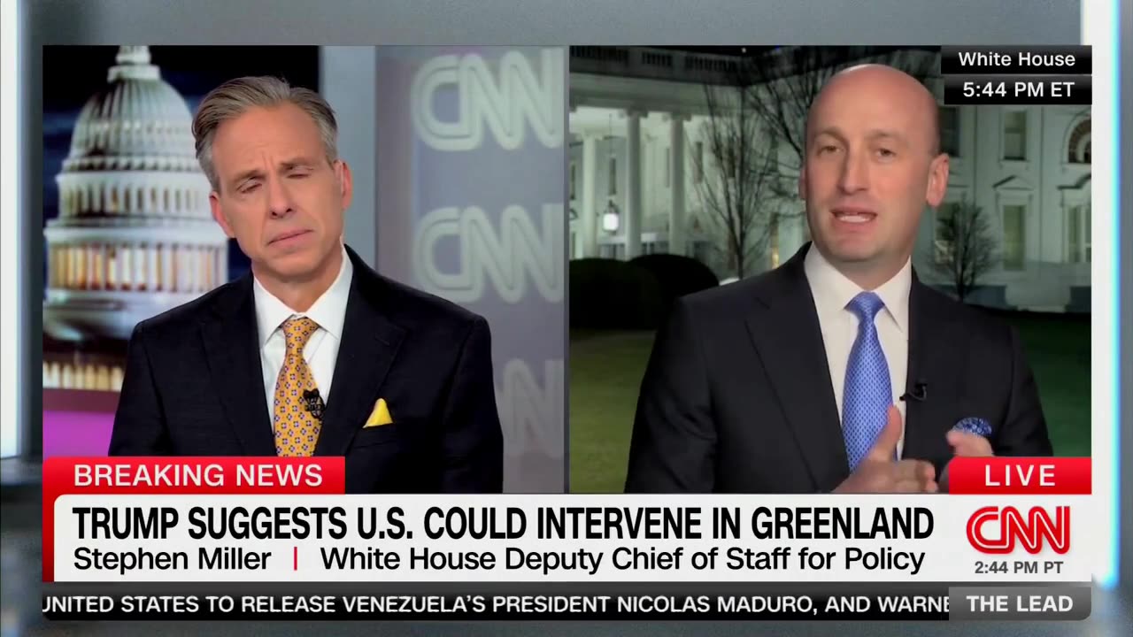 Jake Tapper Badgers Stephen Miller