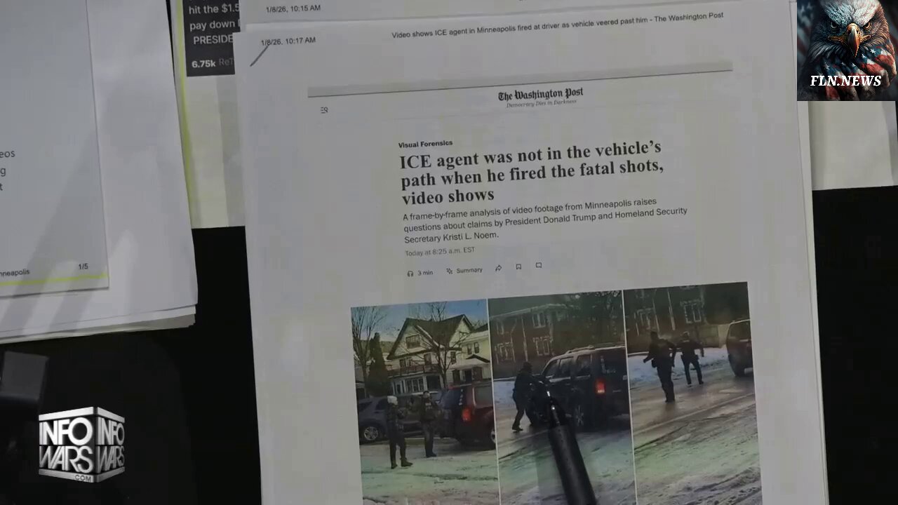 The Washington Post was exposed for attempting to frame ICE Officer Jonathan Ross.