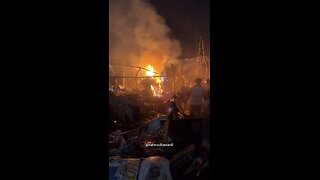 another brutal violation of the “ceasefire”, Israel is burning Palestinians while they’re asleep