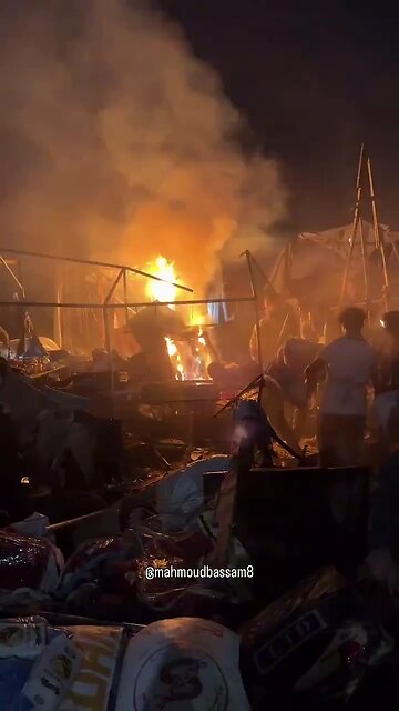 another brutal violation of the “ceasefire”, Israel is burning Palestinians while they’re asleep