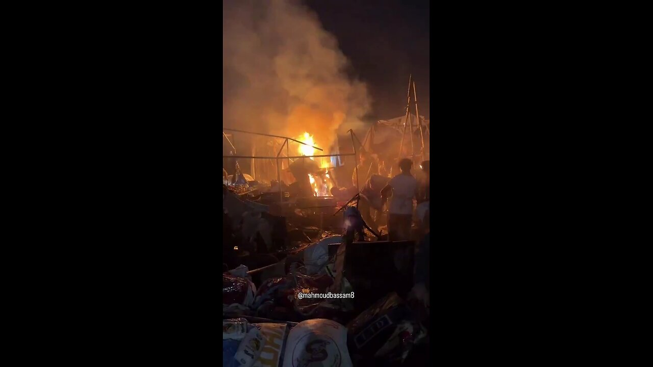 another brutal violation of the “ceasefire”, Israel is burning Palestinians while they’re asleep